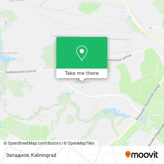 Западное map
