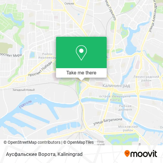 Аусфальские Ворота map