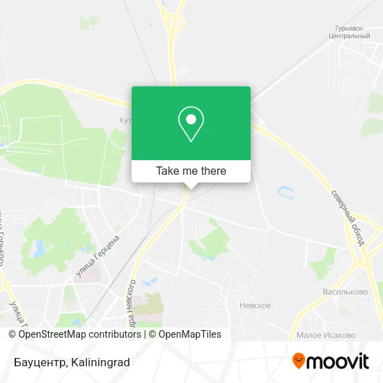 Бауцентр map