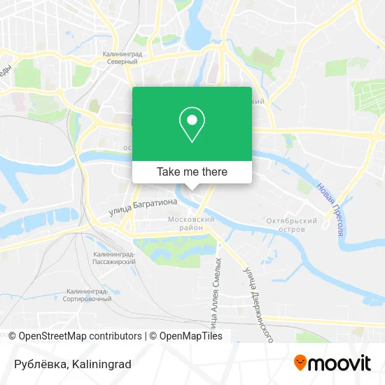 Рублёвка map