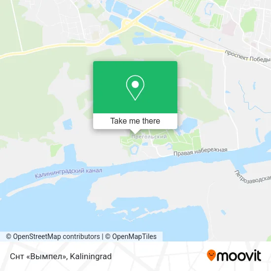 Снт «Вымпел» map