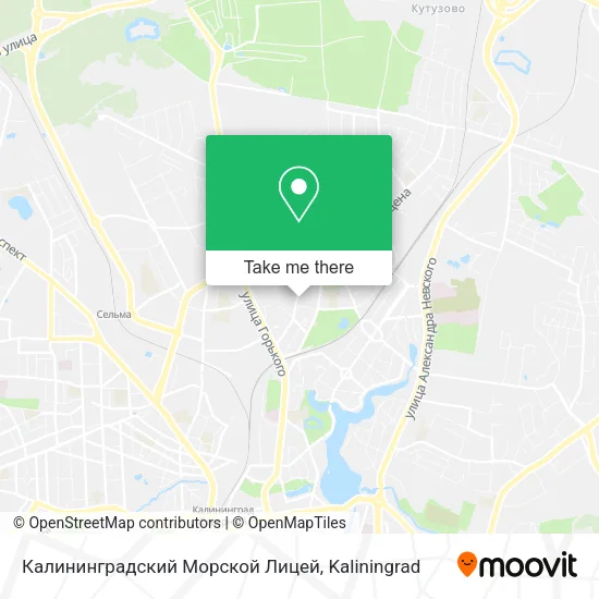 Калининградский Морской Лицей map