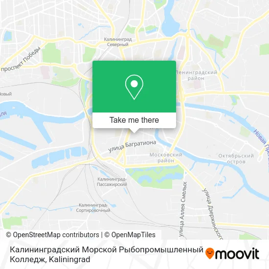 Калининградский Морской Рыбопромышленный Колледж map