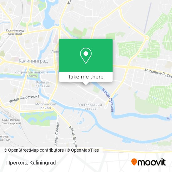 Преголь map