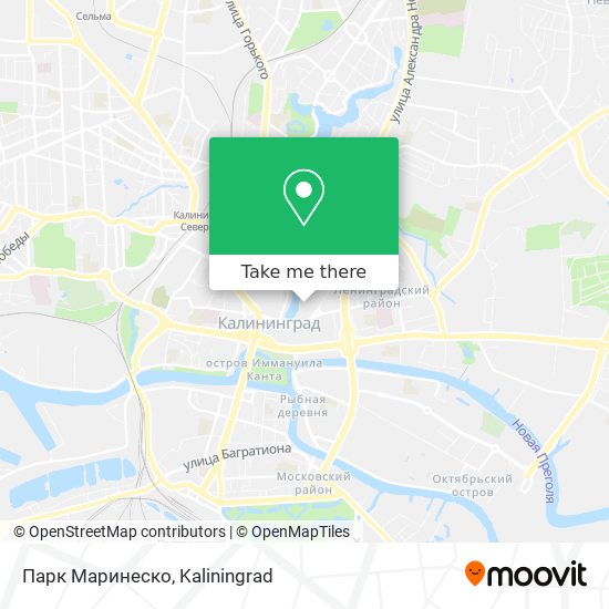 Парк Маринеско map