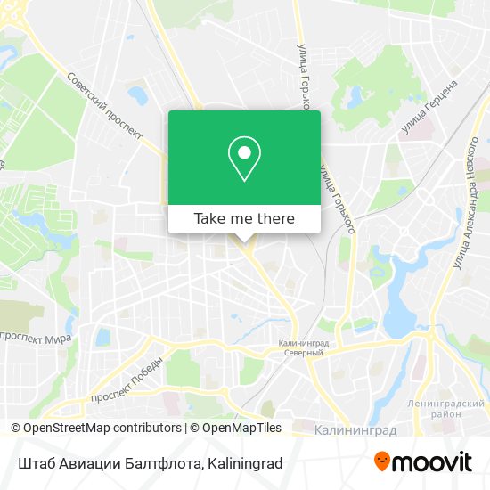 Штаб Авиации Балтфлота map