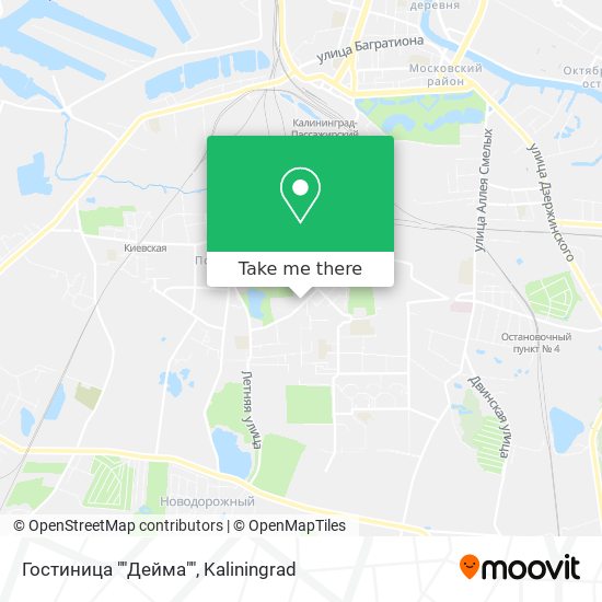 Гостиница ""Дейма"" map