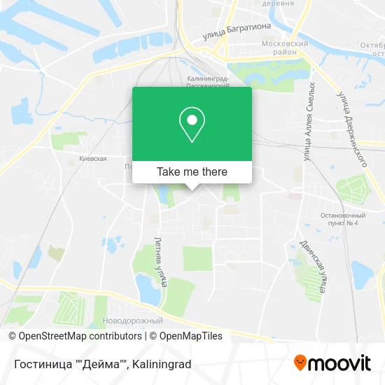 Гостиница ""Дейма"" map
