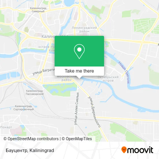 Бауцентр map