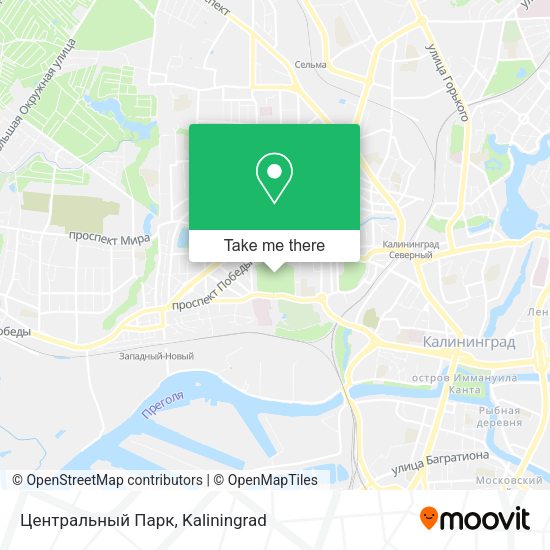 Центральный Парк map