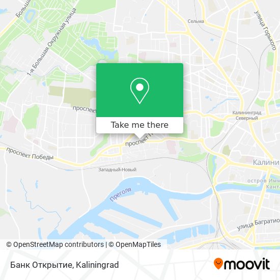 Банк Открытие map