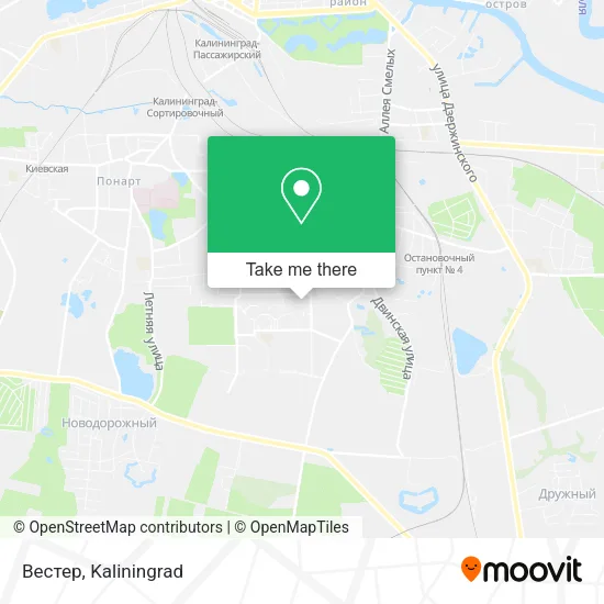 Вестер map