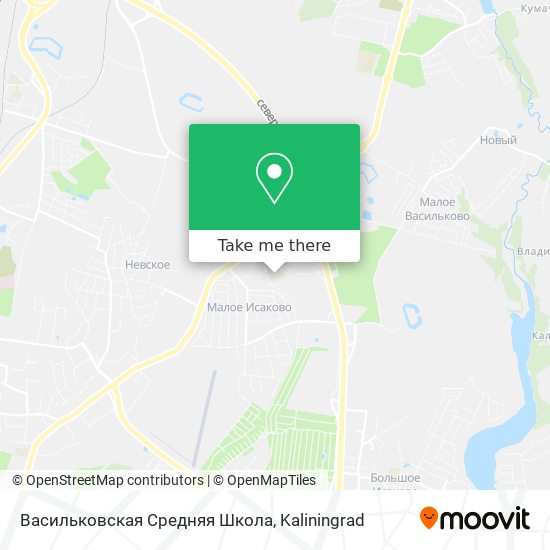 Васильковская Средняя Школа map