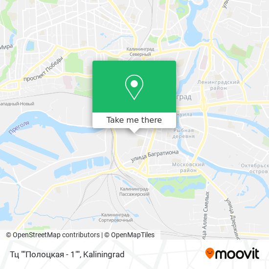 Тц ""Полоцкая - 1"" map
