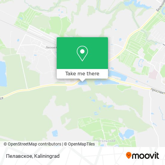 Пелавское map