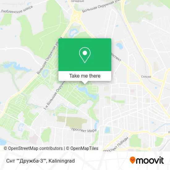 Снт ""Дружба-3"" map