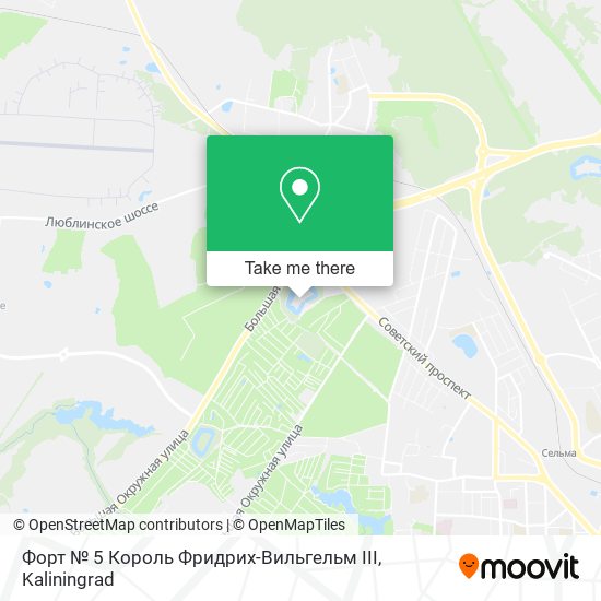 Форт № 5 Король Фридрих-Вильгельм III map