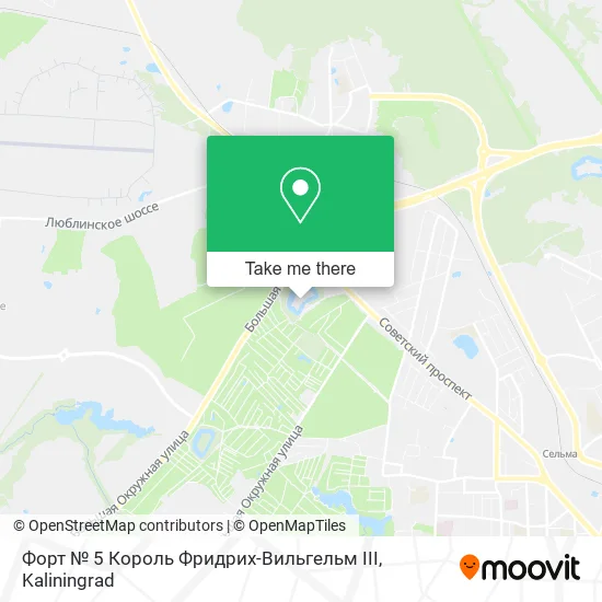 Форт № 5 Король Фридрих-Вильгельм III map