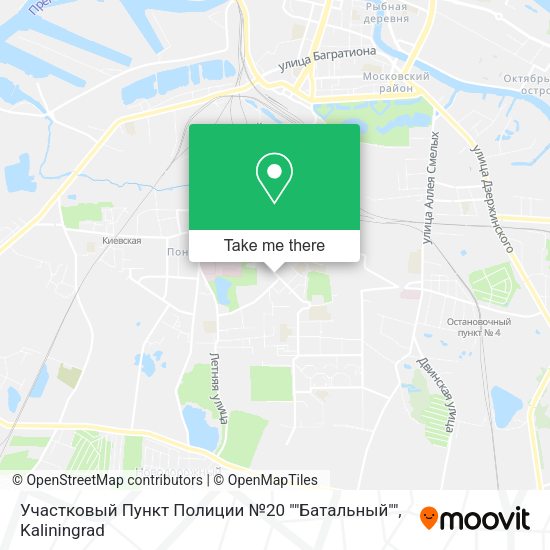 Участковый Пункт Полиции №20 ""Батальный"" map