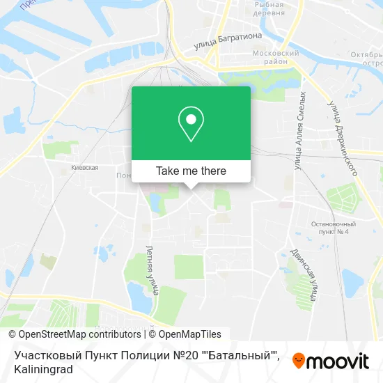 Участковый Пункт Полиции №20 ""Батальный"" map