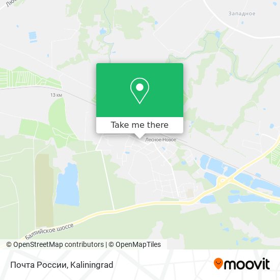Почта России map