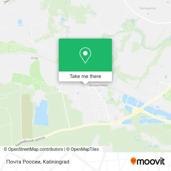 Почта России map