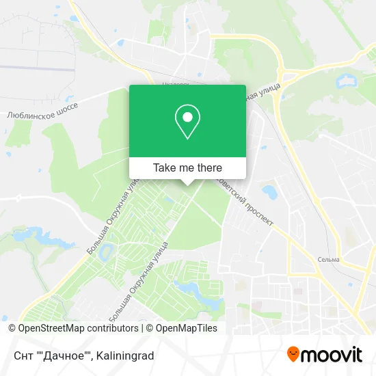 Снт ""Дачное"" map