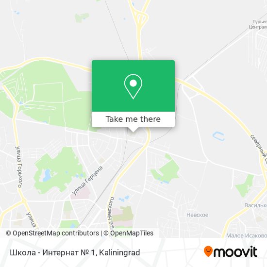 Школа - Интернат № 1 map