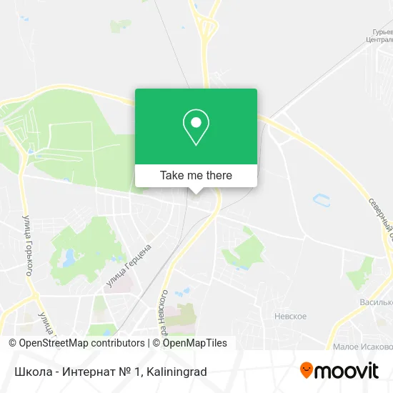 Школа - Интернат № 1 map