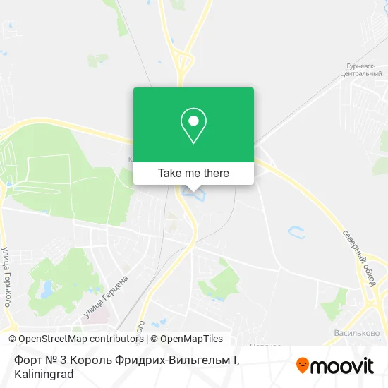 Форт № 3 Король Фридрих-Вильгельм I map