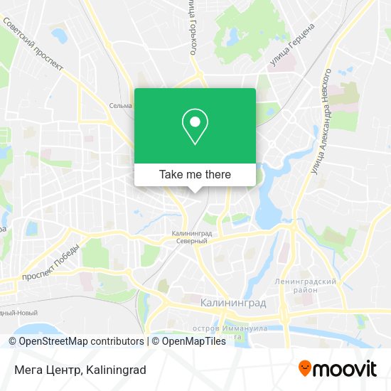 Мега Центр map