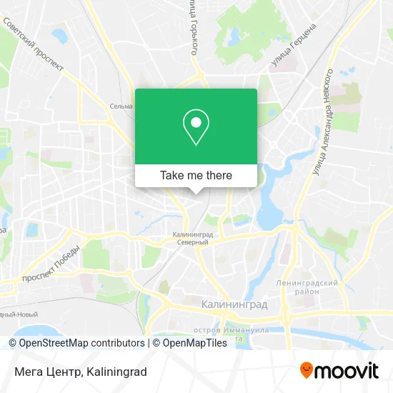 Мега Центр map