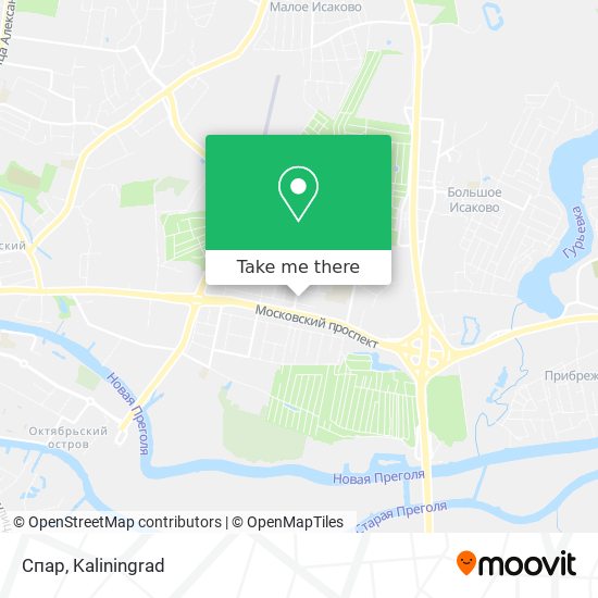 Спар map