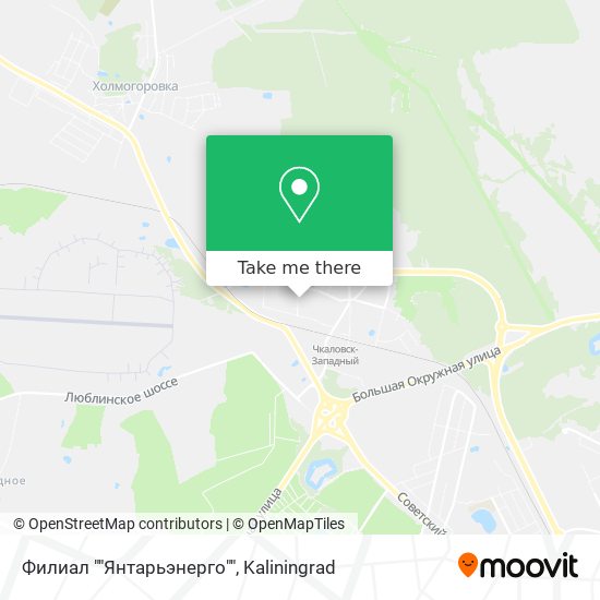 Филиал ""Янтарьэнерго"" map