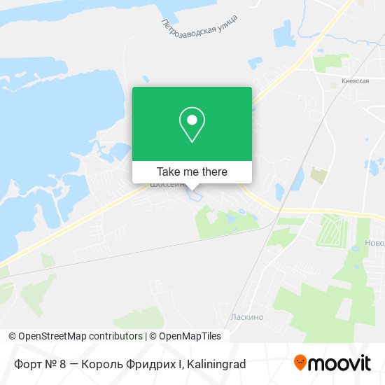 Форт № 8 — Король Фридрих I map