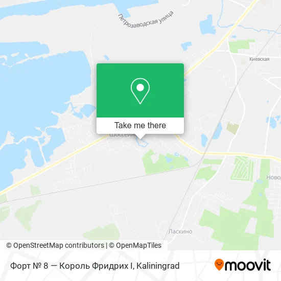 Форт № 8 — Король Фридрих I map