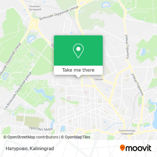 Натурово map
