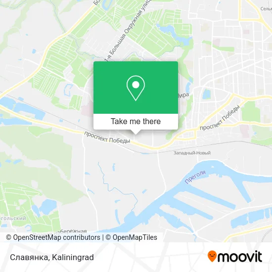 Славянка map