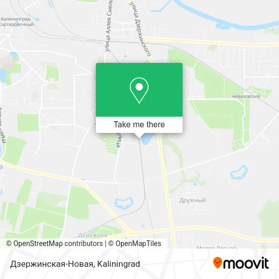 Дзержинская-Новая map
