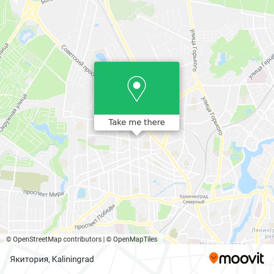 Якитория map