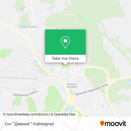 Снт ""Дивное"" map