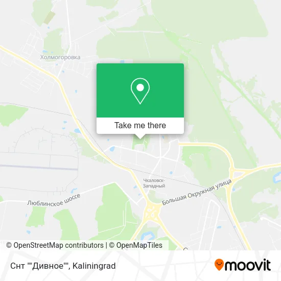 Снт ""Дивное"" map
