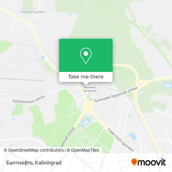Балтнефть map