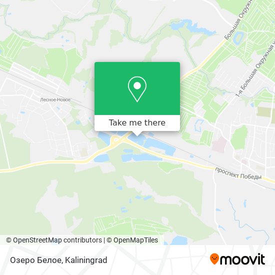 Озеро Белое map