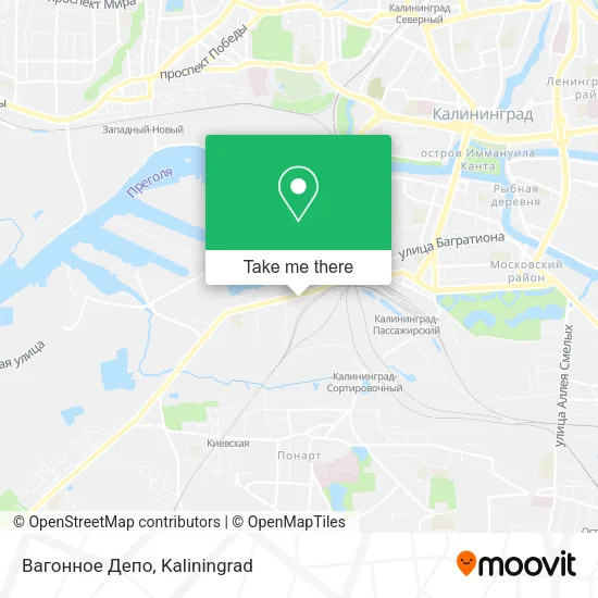 Вагонное Депо map