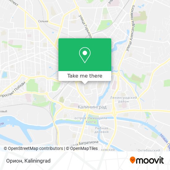 Орион map