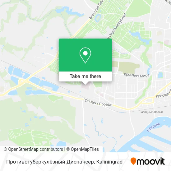 Противотуберкулёзный Диспансер map
