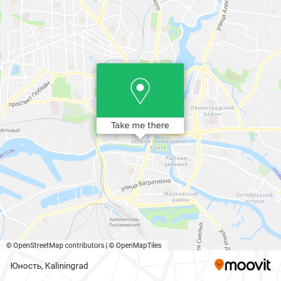 Юность map