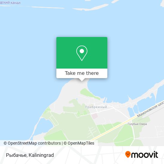 Рыбачье map