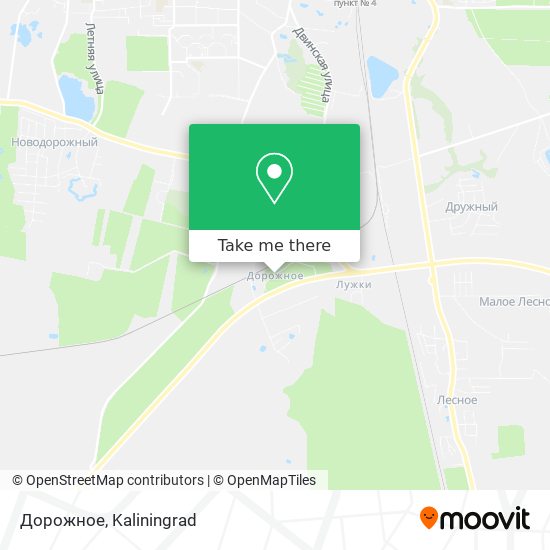 Дорожное map